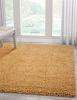 Shag Yellow Area Rug 8x10