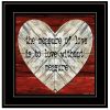 "Measure of Love" by Cindy Jacobs, Ready to Hang Framed Print, Black Frame