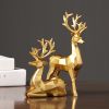 Origami Elk,resin Sitting Standing Deer Statues,for Home Decoration