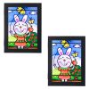 Kids Art Frame Front Opening Wooden Frame Artwork Display Storage Frame Picture Frame Wall Display for Photo Art Projects Picture Children Drawing